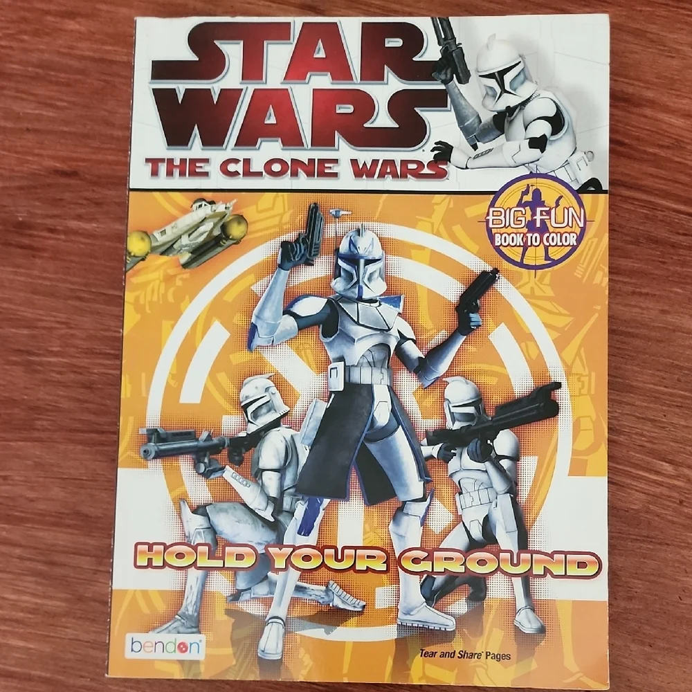 Disney Star Wars Coloring Book with Red and Black Design